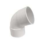 Codo PVC 80 mm 67º H-M Color Blanco