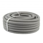 Rollo Tubo PVC Flexible 40mm 5 Metros Gris