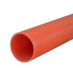 Tubo PVC Rojo Redondo 110mm 1,5m