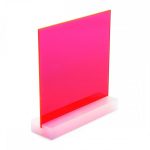 plancha metacrilato fluor rosa