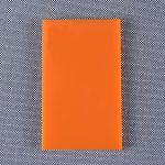 plancha metacrilato naranja opaco