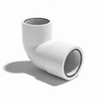 Codo PVC Blanco de 110 mm 87º M-H Blanco