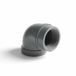 Codo PVC de 110 mm 15º M-H Gris
