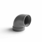 Codo PVC de 32 mm 87º M-H Gris
