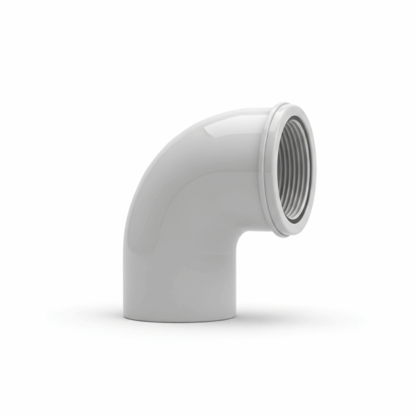 Codo PVC de 160 mm 45º M-H para Tubería de agua