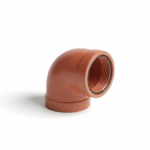 Codo PVC de 200 mm 87º M-H color Teja