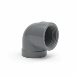 Codo PVC de 32 mm 90º Hembra Gris
