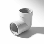 Codo PVC de 90 mm 45º M-H Blanco