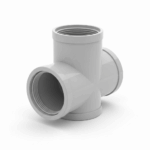 Codo PVC Triple Toma 110mm 50x50x50