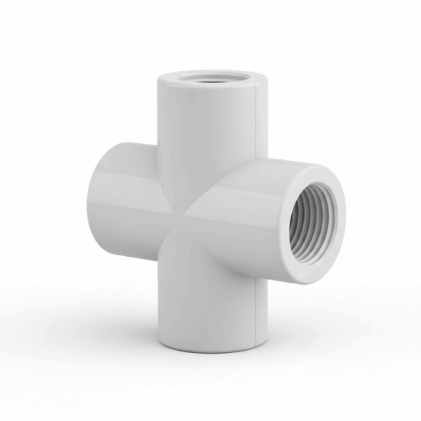 Cruz PVC 25 mm Encolar para Tubería de agua