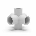 Cruz PVC Sanitario 125 mm 87º