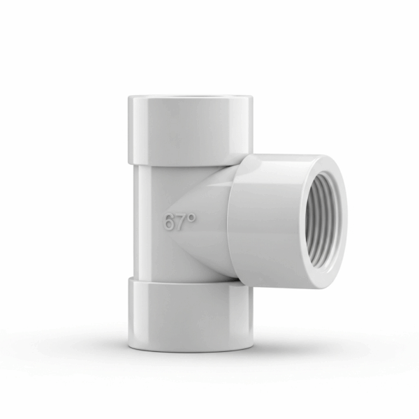 Derivación Y PVC 32 mm 67º M-H para Tubería de agua