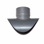 Injerto PVC de 160 mm a 110 mm 90º