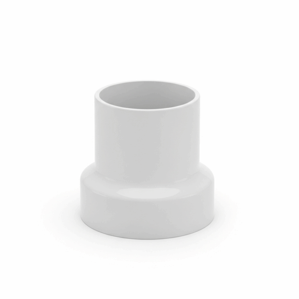 Reducción Excéntrica PVC de 125 mm a 110 mm para Tubería de agua