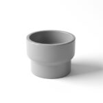 Reducción Excéntrica PVC de 90 mm a 75 mm