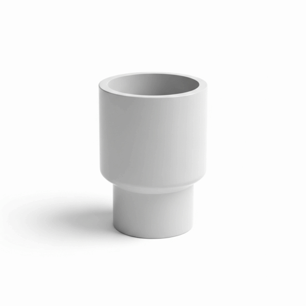 Reducción Excéntrica PVC de 90 mm a 75 mm para Tubería de agua