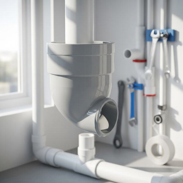 Reducción PVC de 40 mm a 20 mm en instalación de Tubería de agua