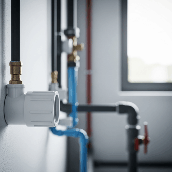 Tapón PVC Ciego 40 mm en instalación de Tubería de agua