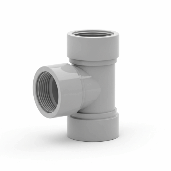 Te PVC 110 mm 45º M-H para Tubería de agua