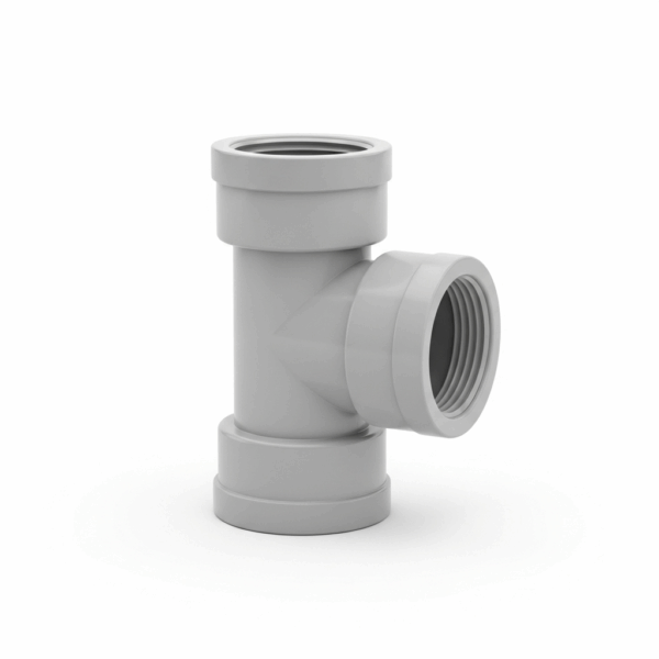 Te PVC 125 mm 90º Encolar para Tubería de agua