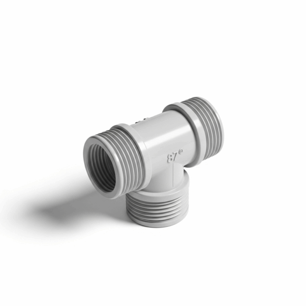 Te PVC 40 mm 87º H-H