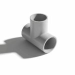 Te PVC 50 mm 90º Encolar
