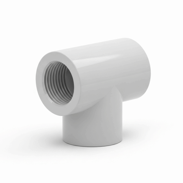 Te PVC 50 mm 90º Encolar para Tubería de agua