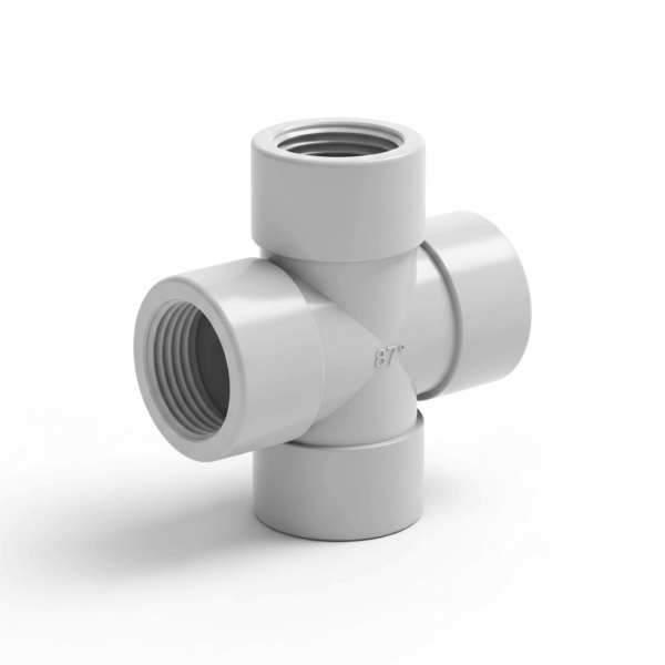Te PVC 63 mm 87º Lisa