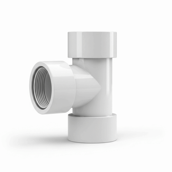 Te PVC Evacuación 200 mm 45º M-H para Tubería de agua