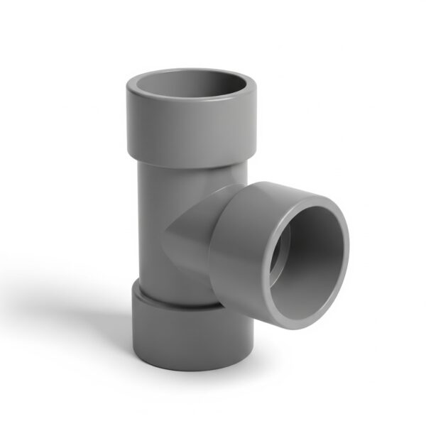 Te PVC Lisa 32 mm 90º Mixta