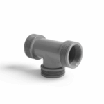 Te PVC Sanitario 125mm 45º M-H Gris