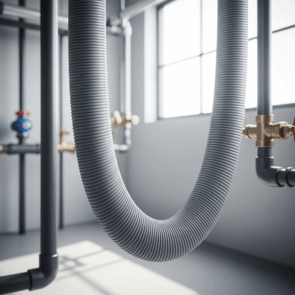 Tubo Flexible PVC 125 mm 25 Metros en instalación de Tuberías de Agua