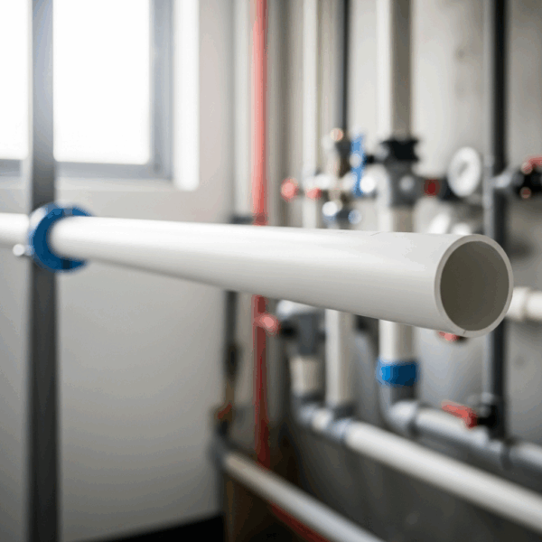 Tubo PVC 32 mm Blanco Serie B 3 Metros en instalación de Tubería de agua