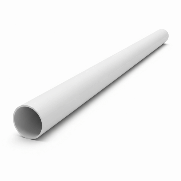 Tubo PVC 40 mm Blanco Serie B 3 Metros para Tubería de agua