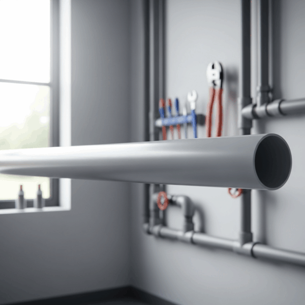 Tubo PVC 75 mm PN16 6 Metros en instalación de Tubería de agua