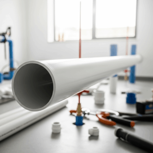 Tubo PVC 75 mm PN6 6 Metros en instalación de Tubería de agua