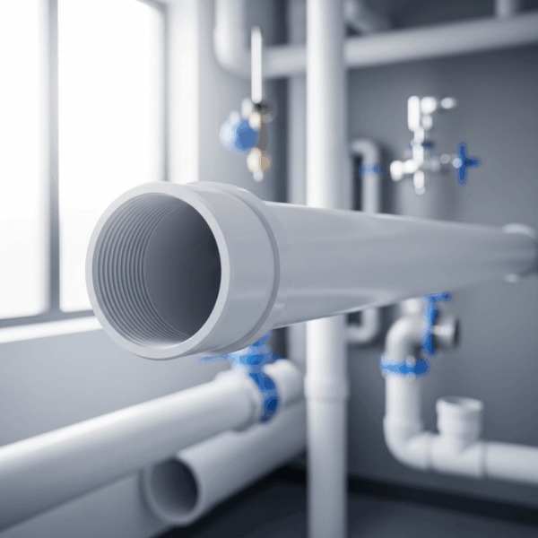 Tubo PVC 90 mm Blanco Serie C 3 Metros en instalación de Tubería de agua