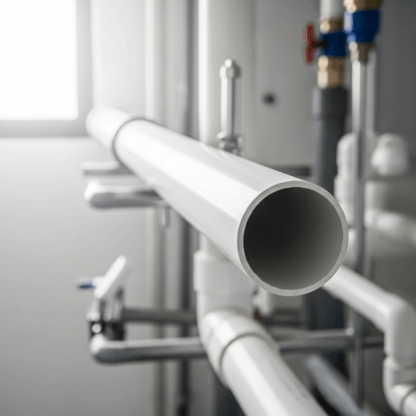 Tubo PVC Blanco 110 mm 3 Metros en instalación de Tuberías de Agua