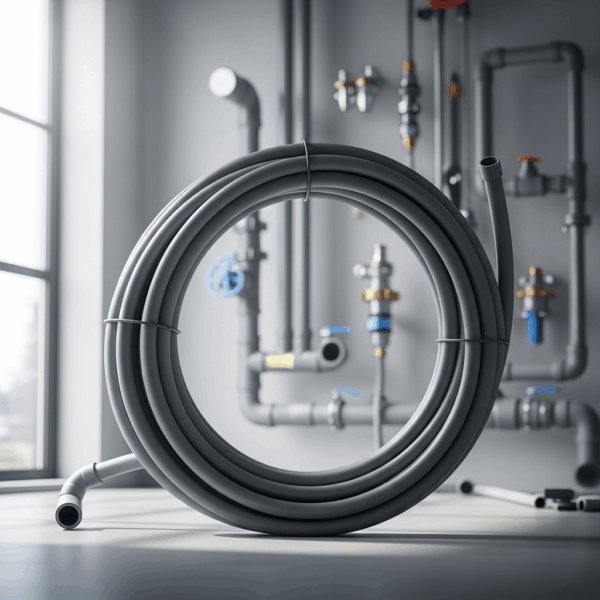 Tubo PVC Flexible 90 mm 25 Metros en instalación de Tuberías de Agua