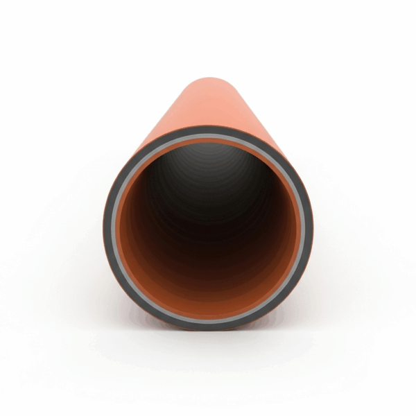 Tubo PVC Liso Multicapa Encol 110 mm 3 Metros para Tubería de agua