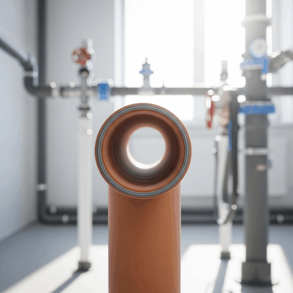 Tubo PVC Multicapa 220 mm 3 Metros en instalación de Tubería de agua