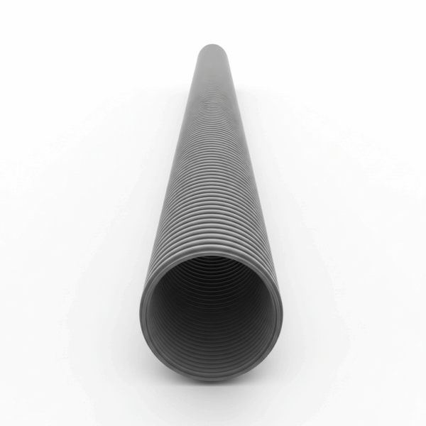 Tubo PVC Saneamiento Corrugado 200 mm 6m para Tubería de agua