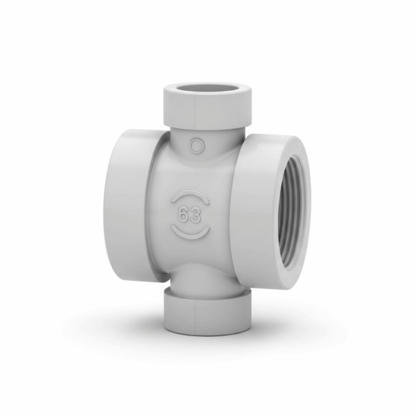 Válvula Antirretorno PVC 63 mm para Tubería de agua