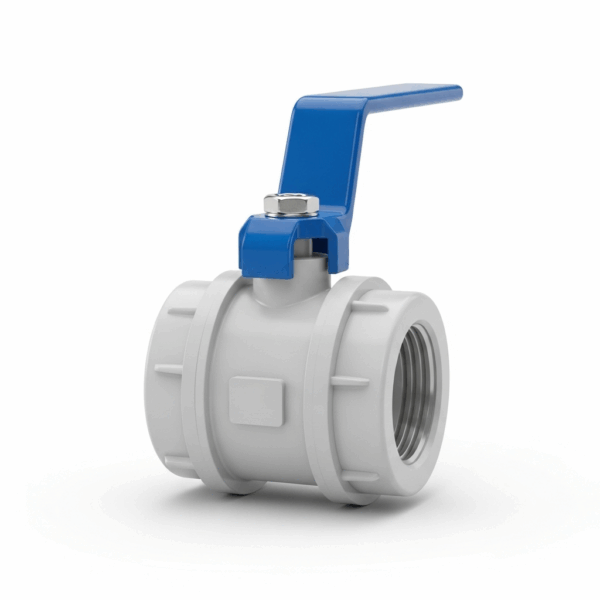 Válvula de Bola PVC 20 mm para Tubería de agua