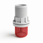 Válvula de Pie PVC 75 mm Malla Roja para Tubería de agua