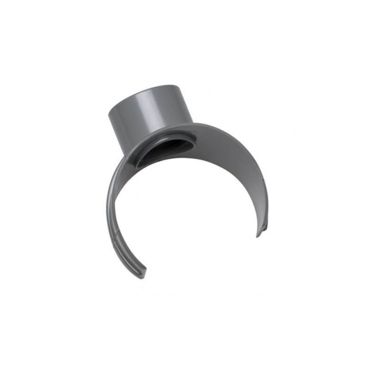 Pack De 40 Clips Para Tubos De 40 Mm - Plástico Gris, Tipo U - Para Sujetar Tuberías En Pared O Techo
