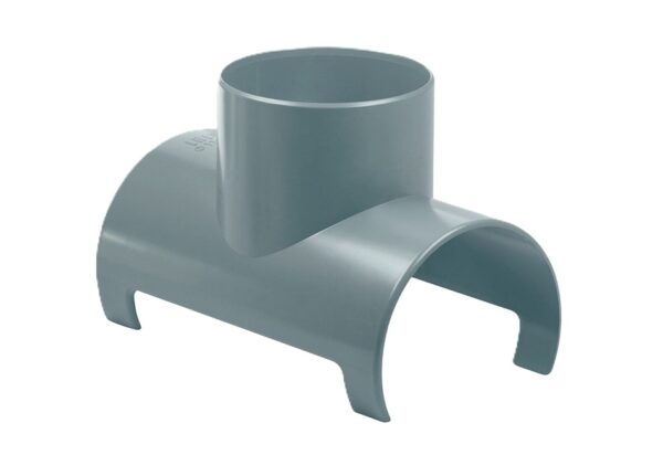 Injerto clip PVC sanitario 90 mm a 40mm