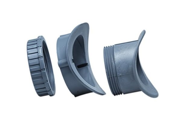 Injerto de seguridad exterior PVC 90 mm a 40 mm